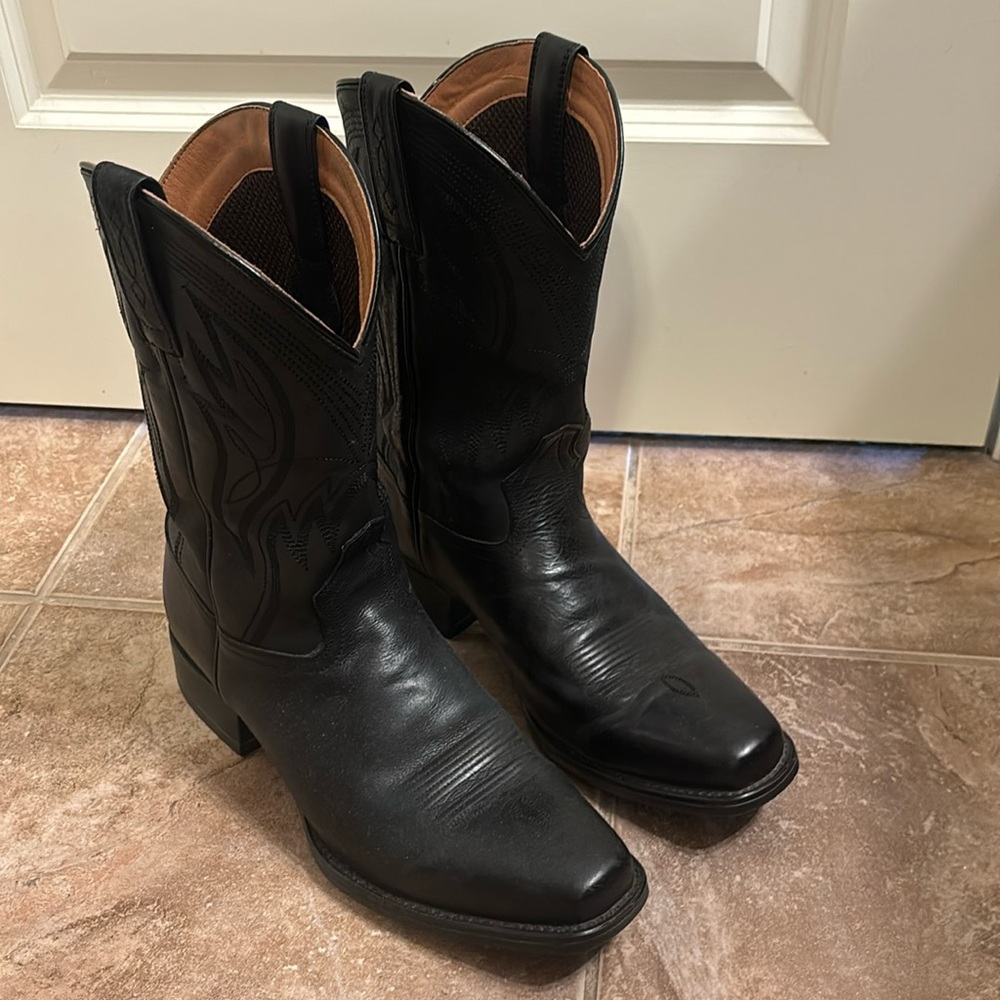 Cody James Cowboy Boots Leather Snip Toe sz 10d